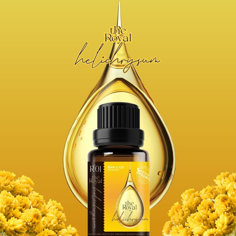 BAM & CO Royal Helichrysum Organic Essential Oil 10ml